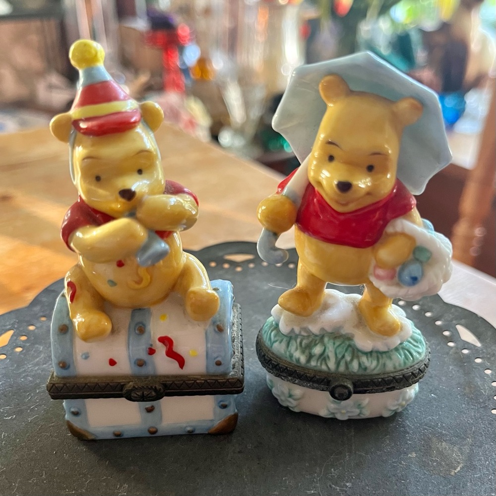 Disney Pooh Bear Trinket Box Months of the Year: Choose January or April